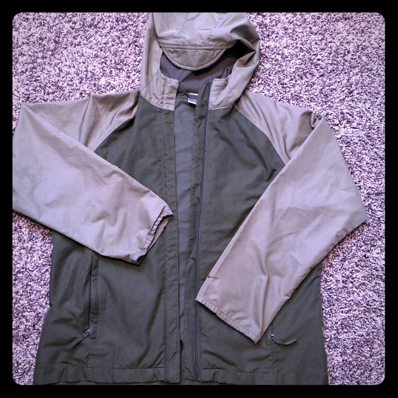 Nike Jackets & Blazers - Nike Lightweight Jacket - Size Small Green & Tan